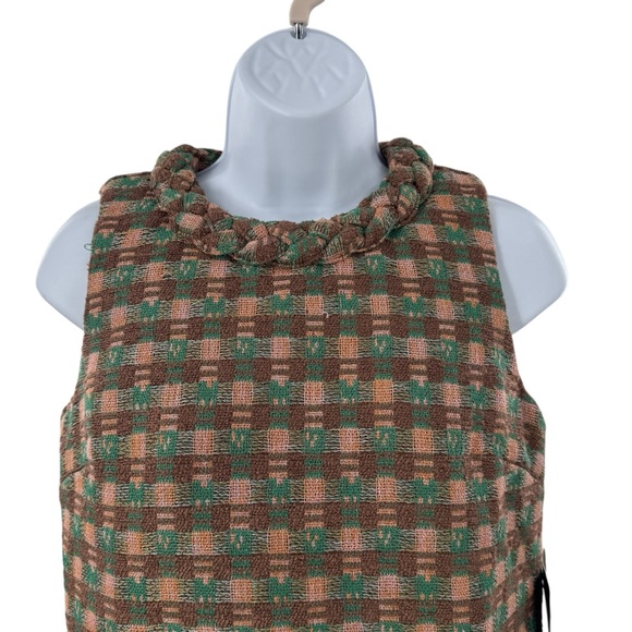 Tuckernuck NEW Neapolitan Tweed Sleeveless Retro Mod Jackie Mini Dress Size XS - Picture 5 of 12